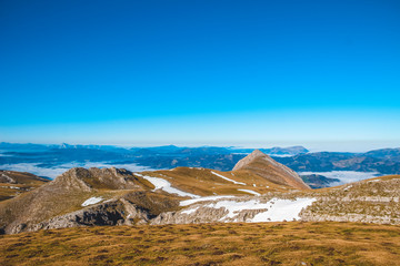 We see some snow on the upper parts of the Txindoki. Gipuzkoa