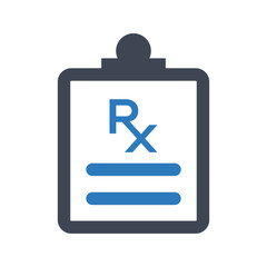 Medical prescription icon