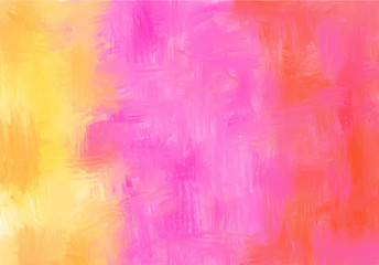 pink and yellow abstract hand painted background