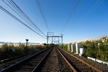 Fototapeta na wymiar 鉄道　Train line