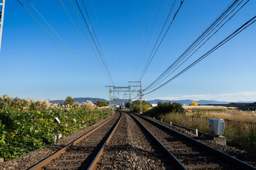 Fototapeta na wymiar 鉄道　Train line