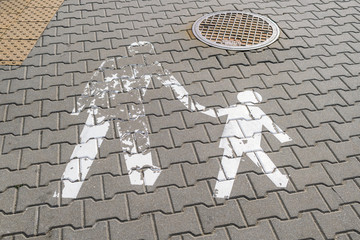 Child holding father's or mother's hand. Orphanhood.  Young parent passes away. 