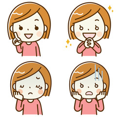 表情　バリエーション