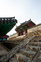 Fototapeta na wymiar Goseong Hyanggyo in Goseong-gun, South Korea. Hyanggyo is a school of Joseon Dynasty.