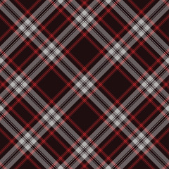Tartan red and black seamless pattern.
