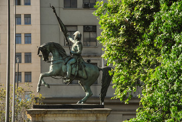 San Martin statue, Santiago de Chile