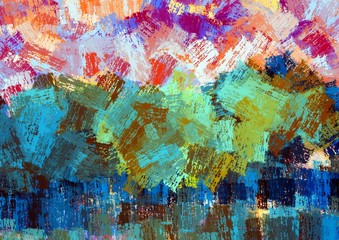 Oil paintings abstract grunge background.  Artwork, fine art.