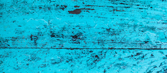 Wood Texture and blue color on wood  Background..empty template antique.Texture of wood background closeup.