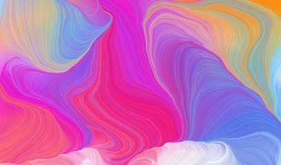 Obraz premium abstract waves design with mulberry , medium orchid and silver color