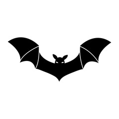 Fototapeta premium Bat Icon Vector Simple Design