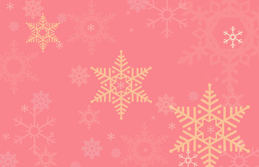 Background for photoshop. Texture with snowflakes of different sizes. Gentle pastel colors on on the pattern.