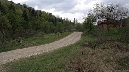 road in the countryside
