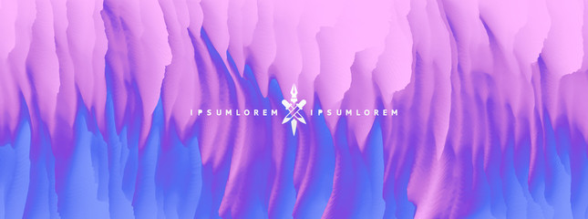 Abstract background with dynamic effect. Creative design poster with vibrant gradients. Vector Illustration for advertising, marketing, presentation. Mobile screen.