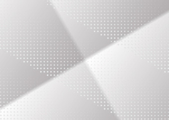 Abstract halftone dotted background. Transparency grunge rectangle pattern, square, shadow.  Gray modern optical pop art texture for posters, site, business card, cover, label mock-up, vintage sticker