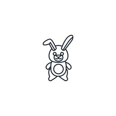 Fototapeta premium Toys making creative icon. From Handmade icons collection. Isolated Toys making sign on white background