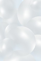 Abstract white circles or balls with a light blue tint, like flickering lights in defocus.