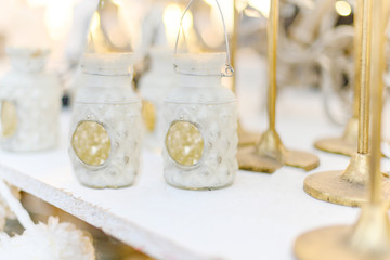 weihnachtliche Tischdekoration, Landhausstil, Vintage