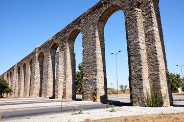 Fototapeta na wymiar Silver Water Aqueduct