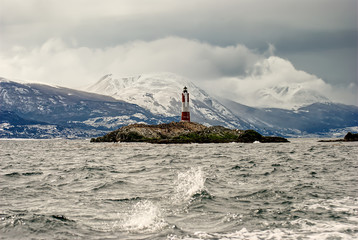 Lighthouse in Ushuaia Patagonia Argentina