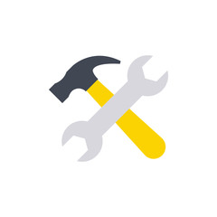 Repair Tools Vector Glyph Icon. Pixel perfect
