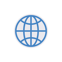 Globe Vector Glyph Icon. Pixel perfect