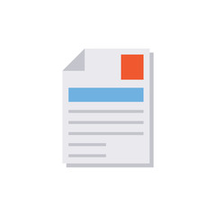 Document Vector Glyph Icon. Pixel perfect