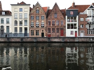 Fototapeta na wymiar Houses of Bruges