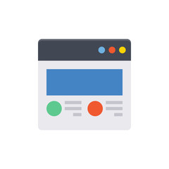 Wireframe Vector Flat Illustration. Pixel perfect Icon Style.