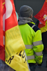 gilets jaunes syndicat manifestation