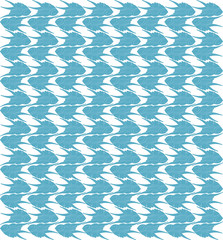 Pattern Little blue birds, wings. Cover, packaging, print for textiles.