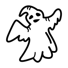 Ghost Icon Vector Simple Design