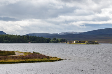The derelict castle at Lochindorb