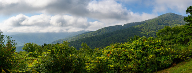 Appalachian Mountain View Along the Blue Ridge Parkway