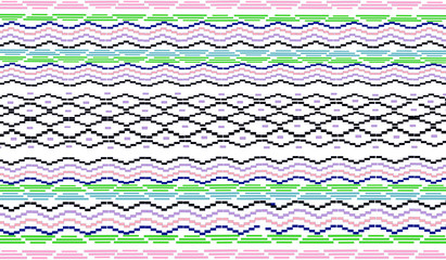 Woven fabric art pattern abstract design texture vector illustration