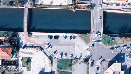 Aerial view of Viareggio Ocean Promenade, Tuscany