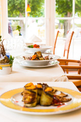 Mittagessen in einem Restaurant