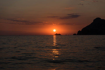 Fototapeta premium sunset at sea