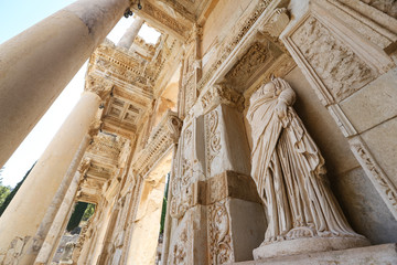 Episteme, knowledge Statue in Ephesus Ancient City, Izmir, Turkey