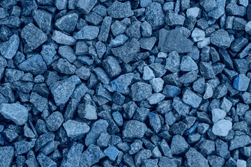 The texture of stones, trendy blue toning, color trends of 2020