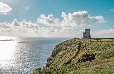 Castle at Cliffs of Moher, Ireland