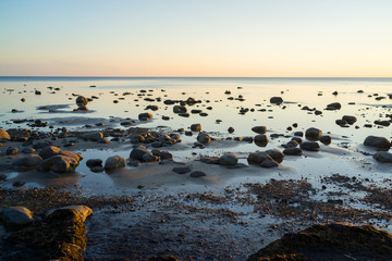 stone coast, Baltic sea, Estonia