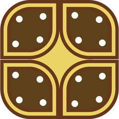 Abstract pattern javanese style.Batik is an indonesian traditional pattern that have many of type,