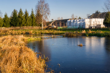 Rzeka Narew w okolicy Suraża, Narwiański Park Narodowy, Dolina Narwi, Suraż, Podlasie, Polska © podlaski49