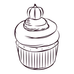 Cupcake halloween sketches