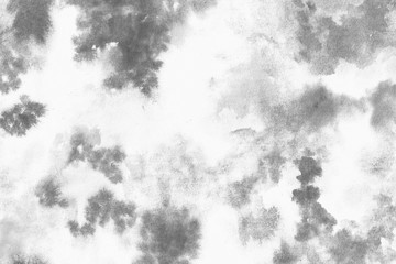 Abstract black and white watercolour painting