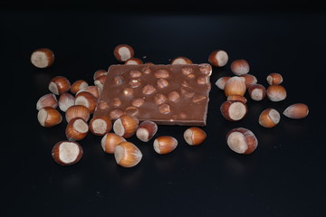 chocolate with nuts