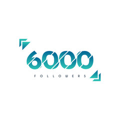 6000 Followers design