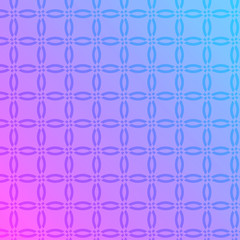 circle repetition with a geometrical form in the middle. trendy gradient.