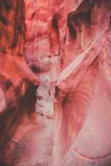 slot canyons close up