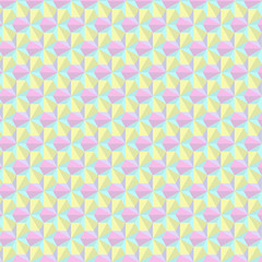 three-dimensional rhombuses in differents colors. vector